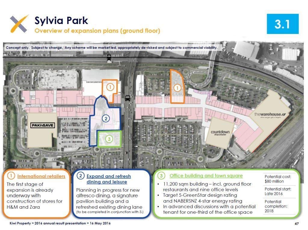 Sylvia park, Auckland mapě
