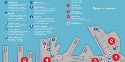 Přístav Auckland mapě