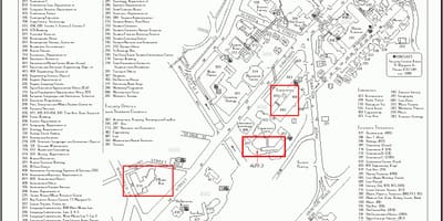 University of Auckland mapě