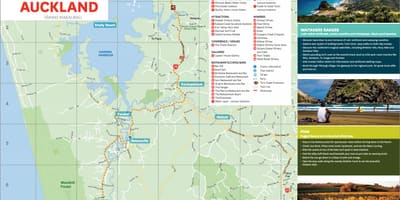 Mapa west Auckland